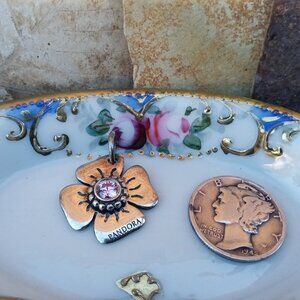 Vintage Pandora ALE S.S Daisy Charm